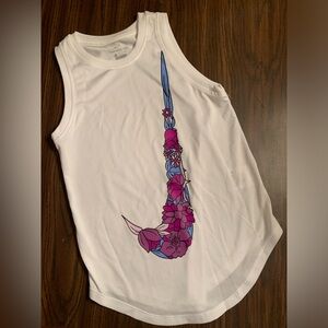 GIRLS NIKE FLORAL TANK